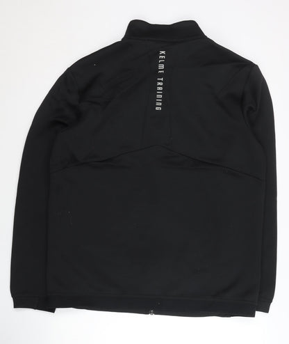 Kelme Men's Black 3XL Track Jacket Football Training Softshell