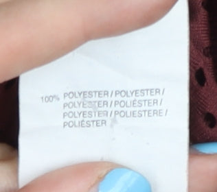 Puma Vashtie Men's Red Small Track Jacket Mesh Full Zip Sportswear