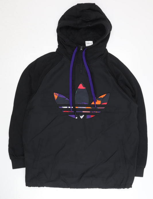 Adidas Men’s Black XS Basic Activewear Hooded Jacket