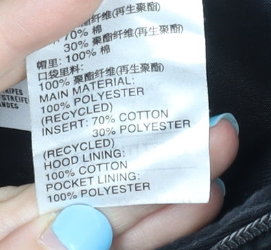 Adidas Men’s Black XS Basic Activewear Hooded Jacket