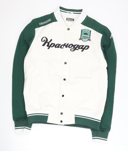 Kappa Men’s Green White FC Krasnodar Varsity Jacket Size S Football