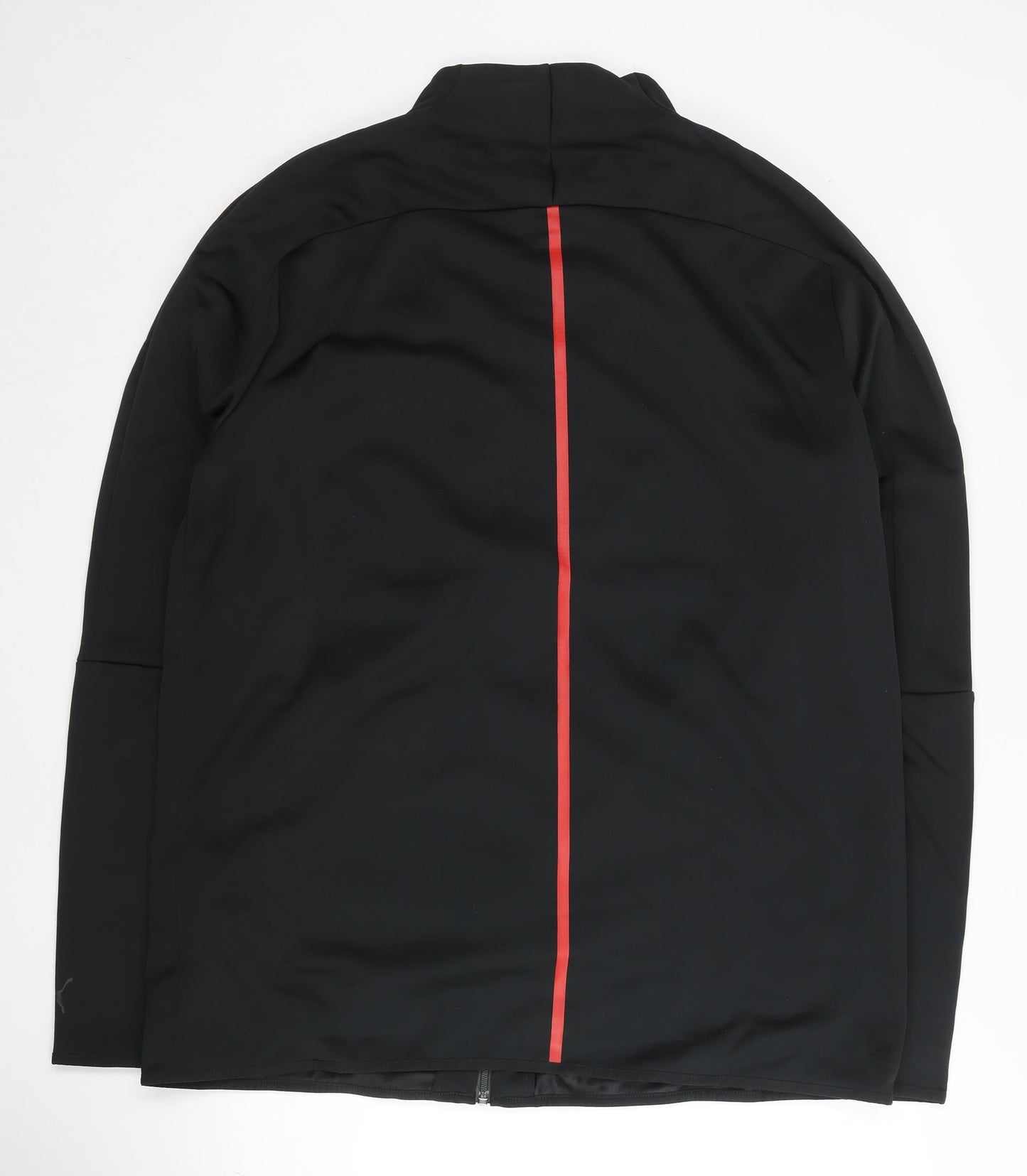 Puma Men's Black 2XL Track Jacket Full Zip Softshell Sportswear