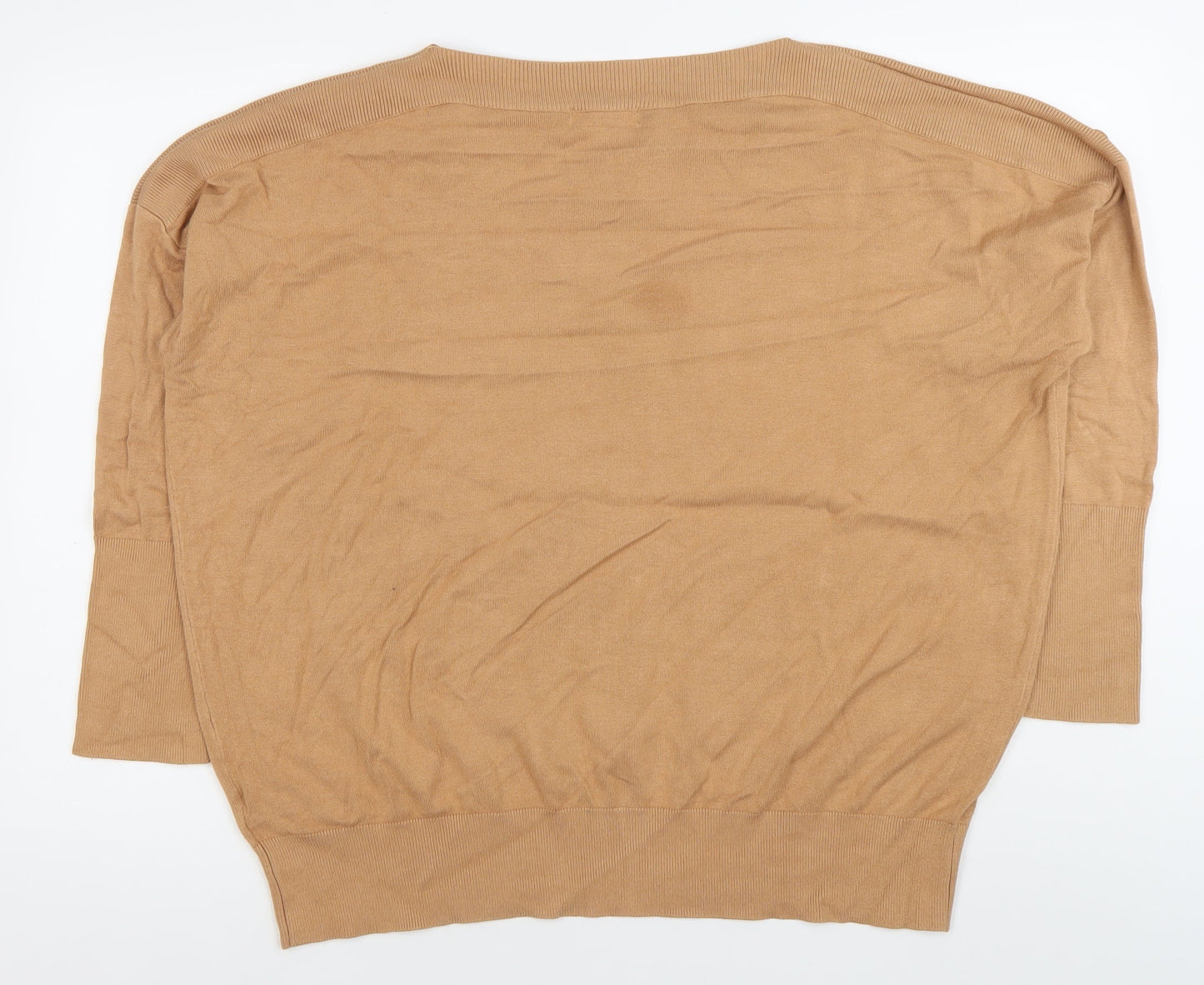 Womens UK Size XL Monsoon Brown Pullover Jumper