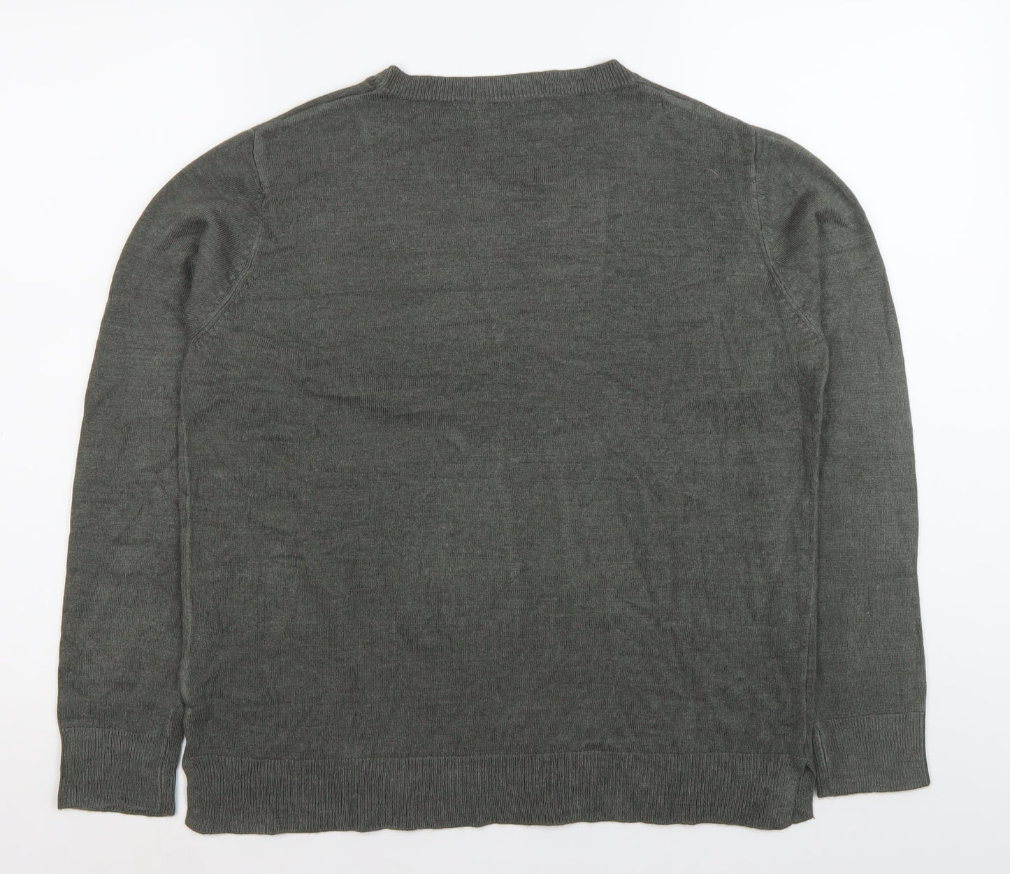 Womens UK Size 16 Marks and Spencer Grey Pullover Jumper