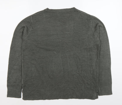 Womens UK Size 16 Marks and Spencer Grey Pullover Jumper