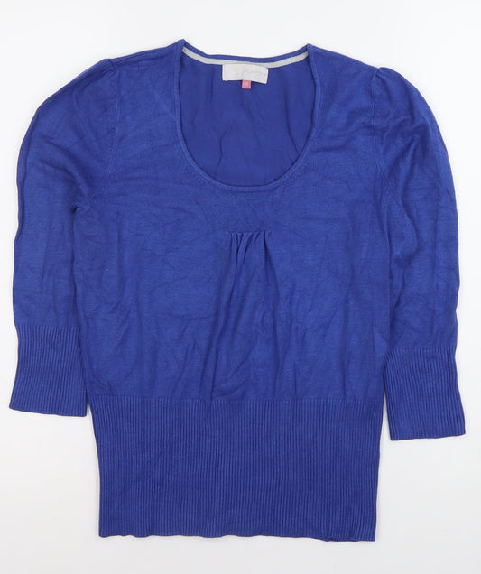 Womens UK Size 10 John Lewis Blue Pullover Jumper