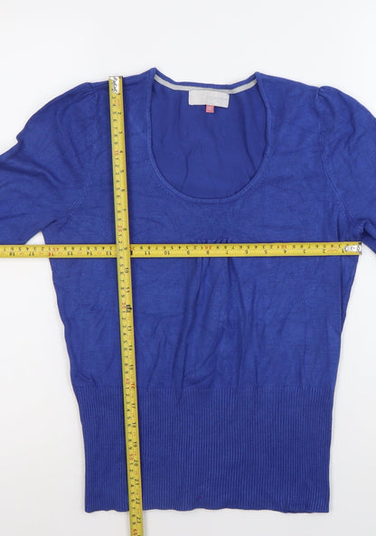 Womens UK Size 10 John Lewis Blue Pullover Jumper