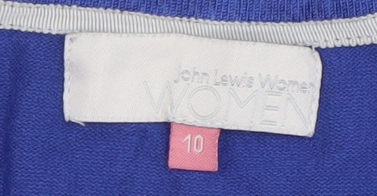 Womens UK Size 10 John Lewis Blue Pullover Jumper