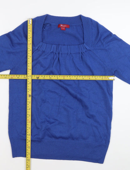Womens UK Size 8 Monsoon Blue Pullover Jumper