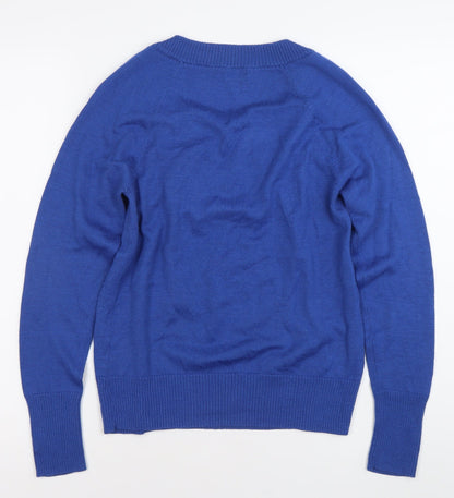 Womens UK Size 8 Monsoon Blue Pullover Jumper