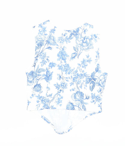 Womens UK Size 10 River Island White Camisole Blouse