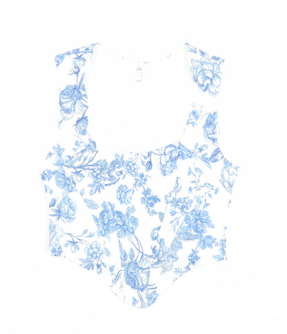 Womens UK Size 10 River Island White Camisole Blouse
