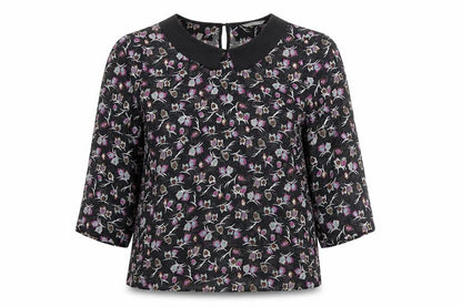 Womens UK Size 14 Marks and Spencer Black Basic Blouse