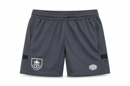 Umbro Boys Grey Athletic Football Shorts YXL Burnley FC 12-13 Years