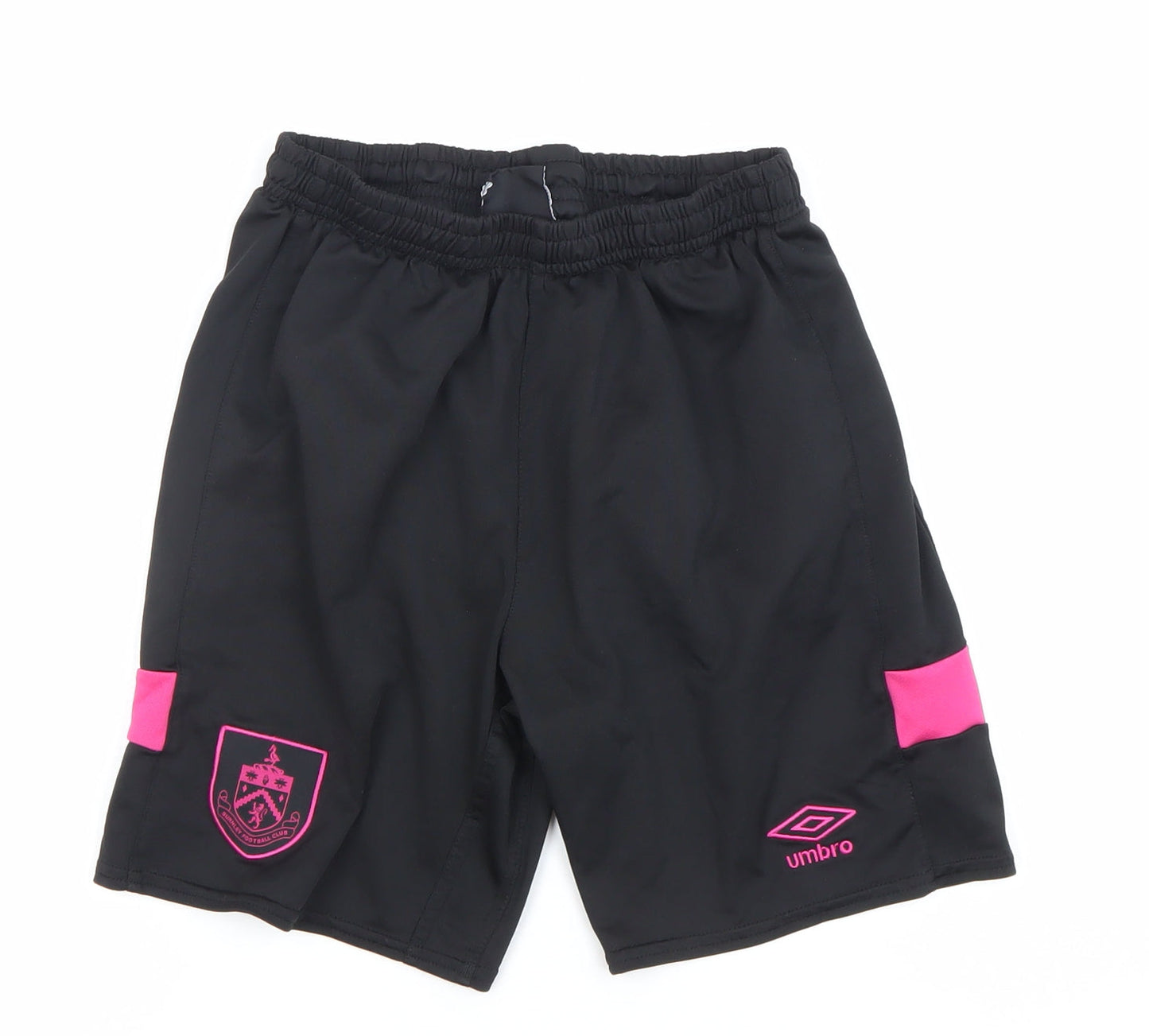 Umbro Boys Black Football Shorts Size 158cm Athletic Lightweight