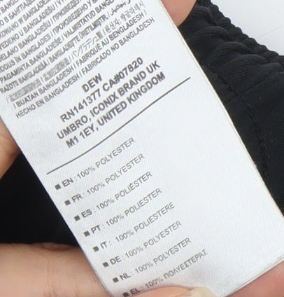 Umbro Men's Black Burnley FC Athletic Football Shorts Size S Polyester