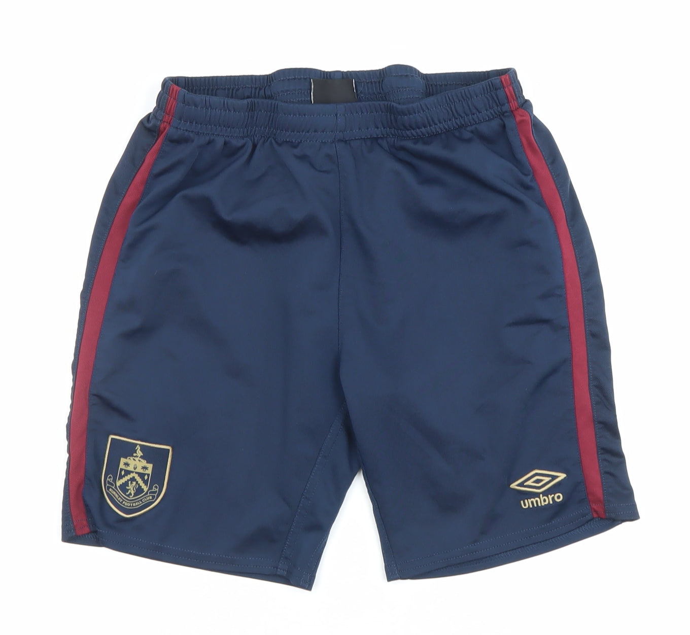 Umbro Boys Blue 13Y Athletic Football Shorts Elastic Waist Poly