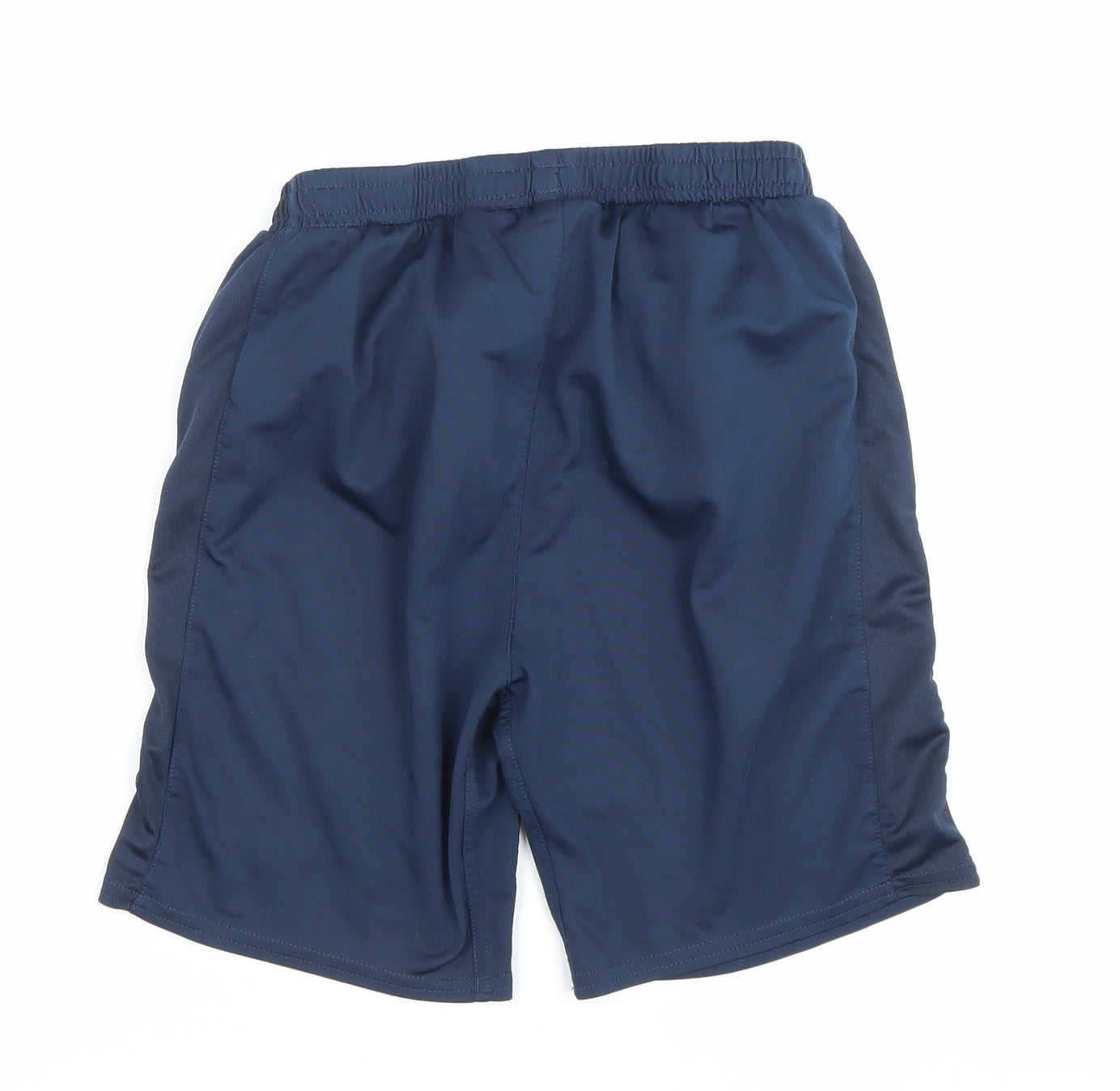 Umbro Boys Blue 13Y Athletic Football Shorts Elastic Waist Poly