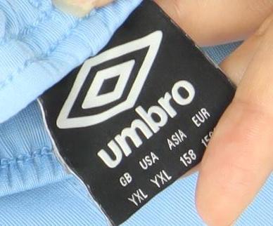 Umbro Boys Blue 13 Years Burnley FC Athletic Football Shorts Polyester