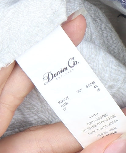 Denim Co. Men's Beige Chino Shorts 32in Regular Fit Summer