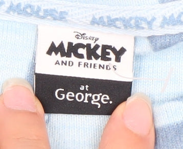 George Teens Blue Mickey Mouse Long Sleeve Sweatshirt Size 8