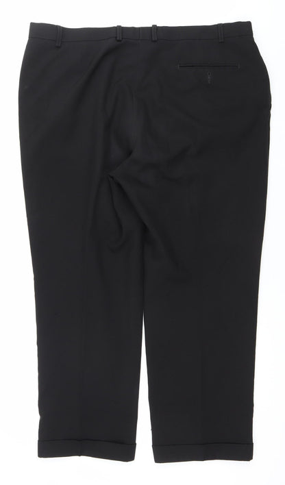 Marks and Spencer Men's Black 42W 29L Dress Pants Business Trousers