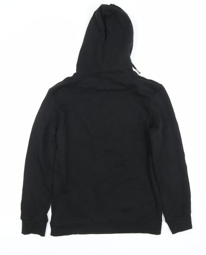 Brave Soul Women’s Black Pullover Hoodie XS Cotton Blend