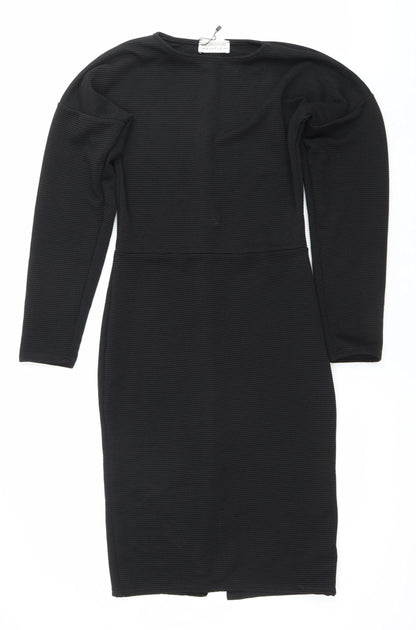 Fashion Fair Ltd Women’s Black Size 10 One Shoulder Bodycon Dress