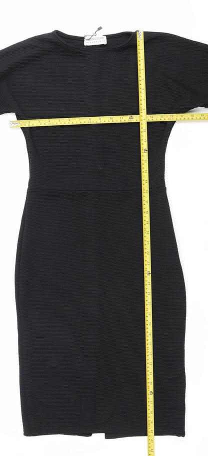 Fashion Fair Ltd Women’s Black Size 10 One Shoulder Bodycon Dress