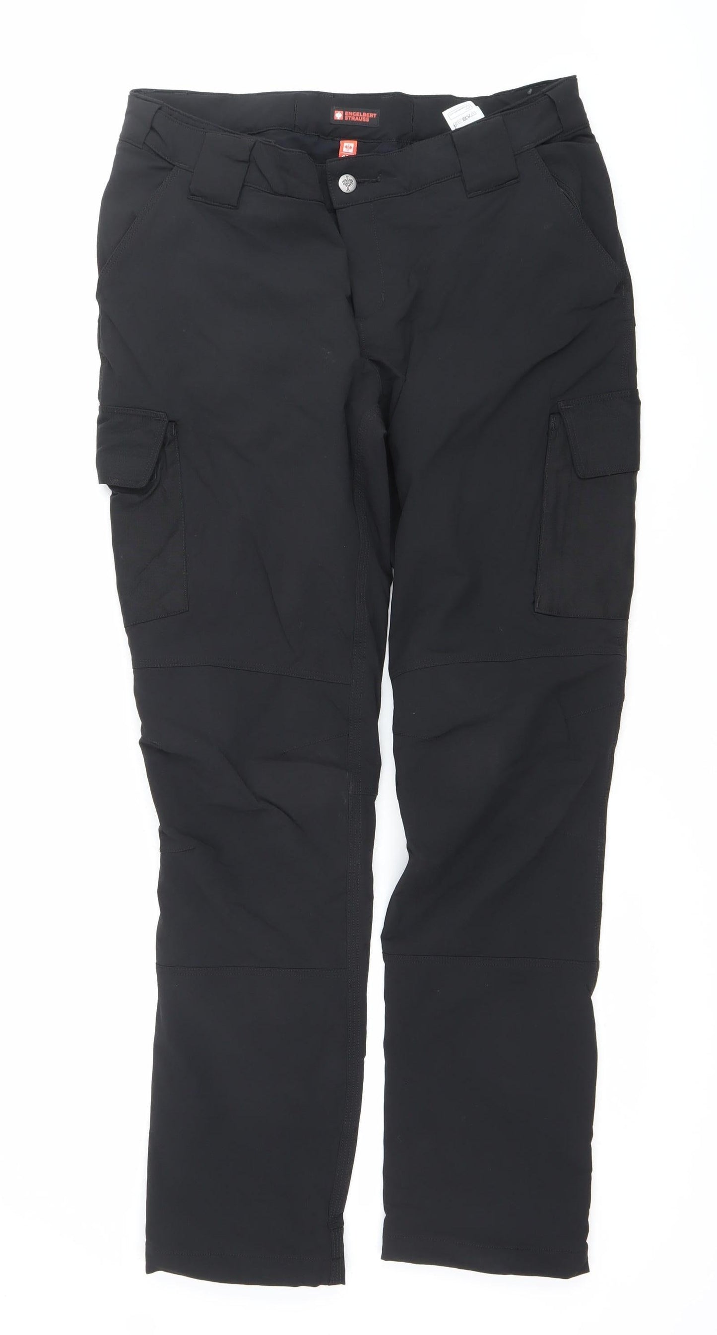 Engelbert Strauss Unisex Black M Softshell Walking Trousers Hiking Outdoor