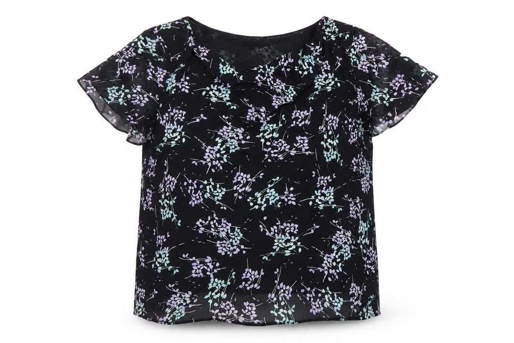 Womens UK Size 18 Marks and Spencer Black Basic Blouse