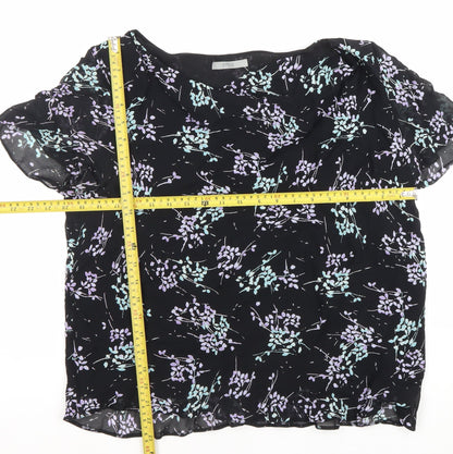 Womens UK Size 18 Marks and Spencer Black Basic Blouse