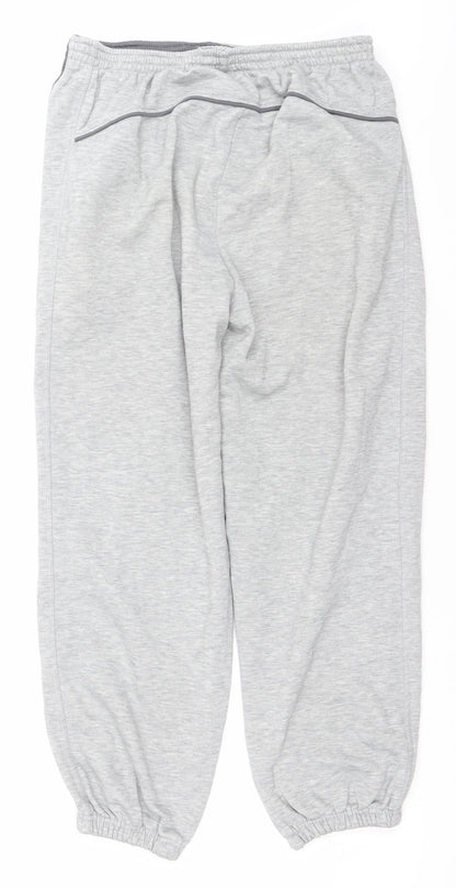 Slazenger Boys Grey Jogger Trousers 13 Years Regular Fit Fleece Sportswear