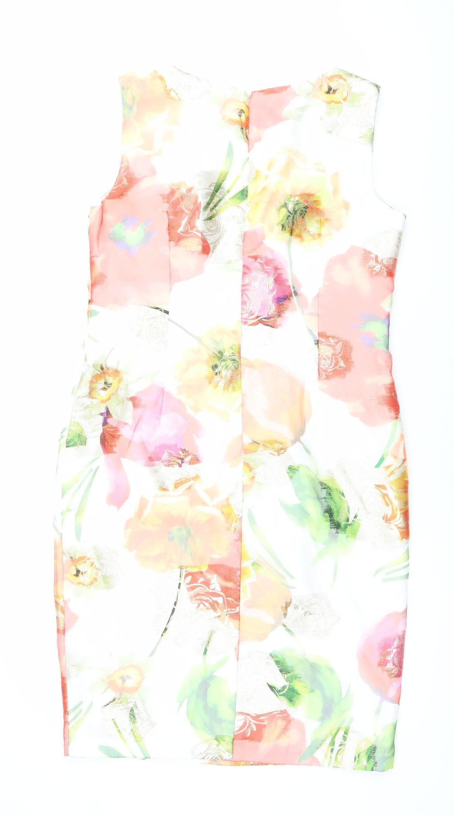 Lisabella Women’s Multicoloured Floral Sheath Dress Size 12