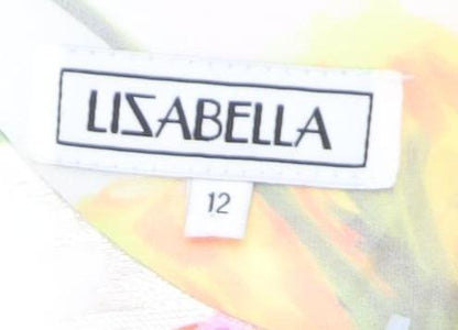 Lisabella Women’s Multicoloured Floral Sheath Dress Size 12