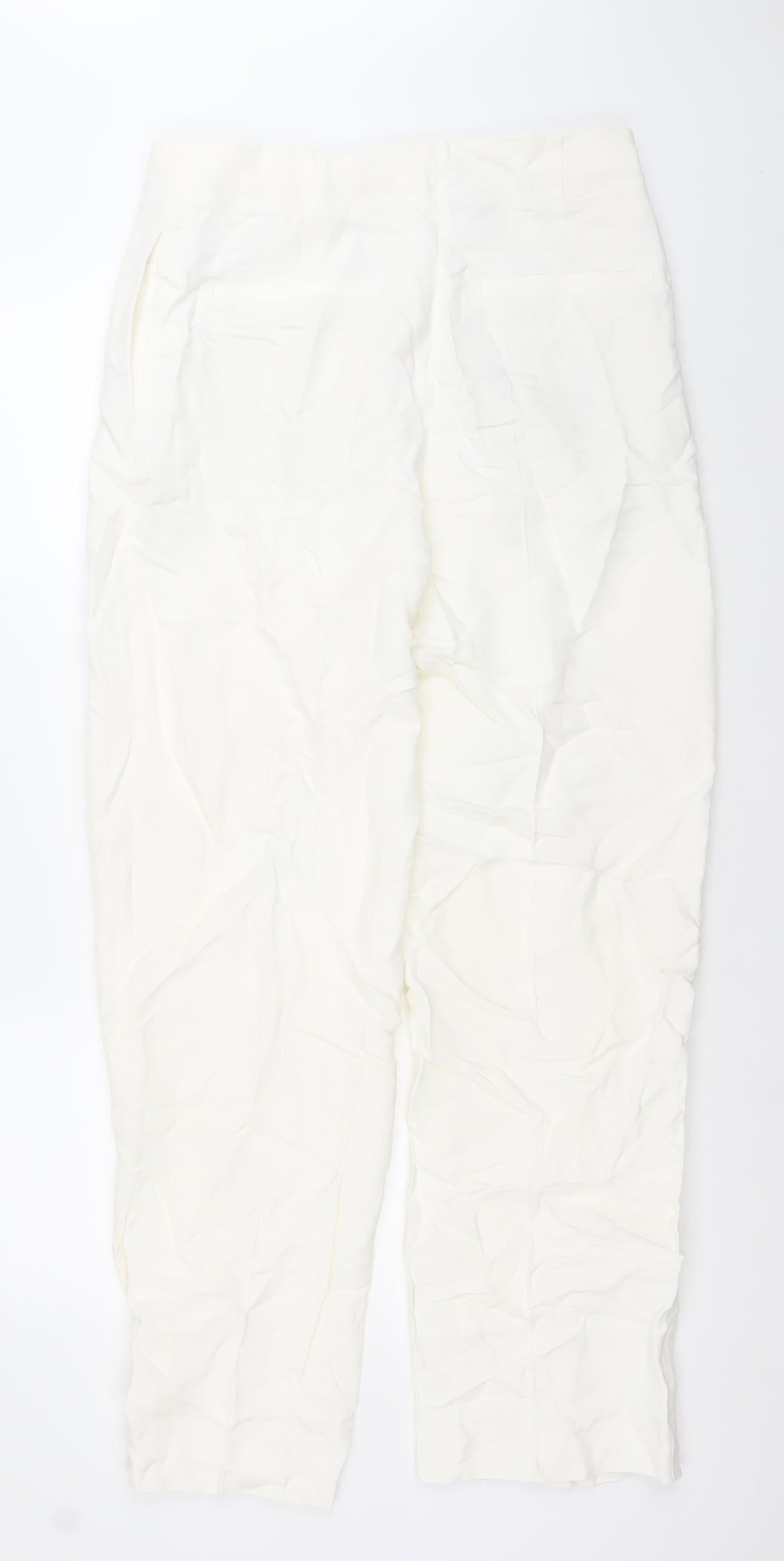 Womens UK Size 12 Zara   White Trousers