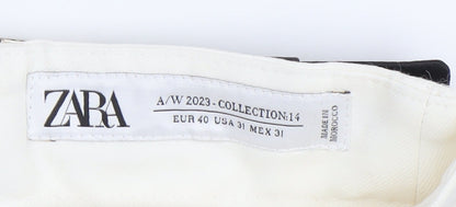 Womens UK Size 12 Zara   White Trousers