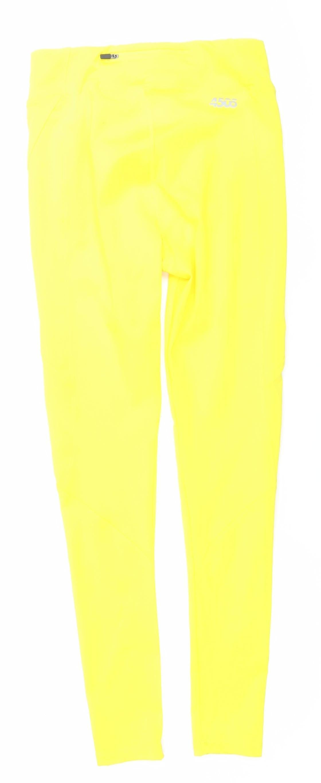 ASOS Women’s Yellow Size 12 Slim Fit Activewear Leggings