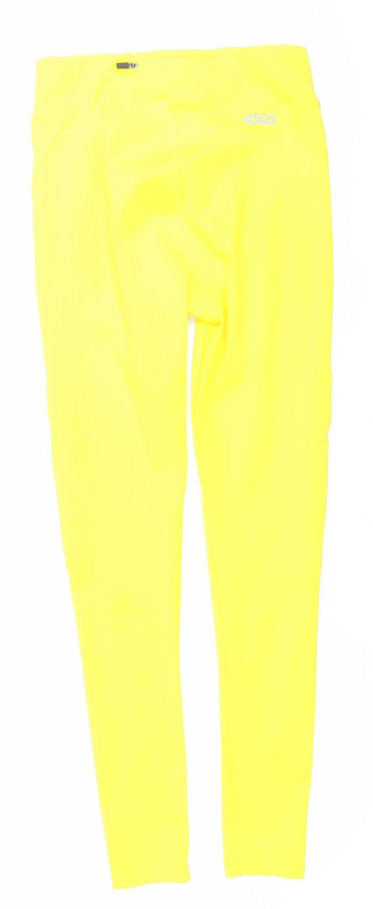 ASOS Women’s Yellow Size 12 Slim Fit Activewear Leggings