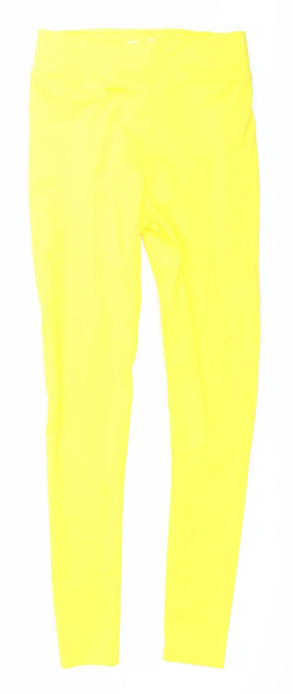 ASOS Women’s Yellow Size 12 Slim Fit Activewear Leggings