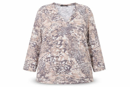 Prim Casual Womens Multicoloured Animal Print Tunic Blouse Size 12