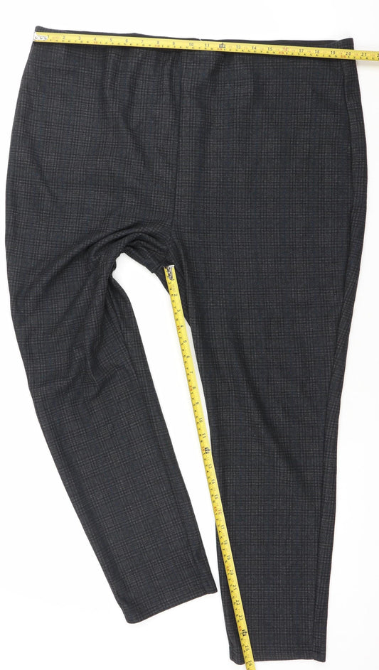 Womens UK Size 25 Klass Slim Fit Leggings Black Trousers