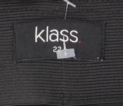 Womens UK Size 25 Klass Slim Fit Leggings Black Trousers