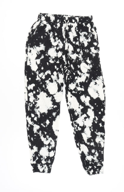 Womens UK Size 8 Dorothy Perkins Regular Fit Jogger Black Trousers