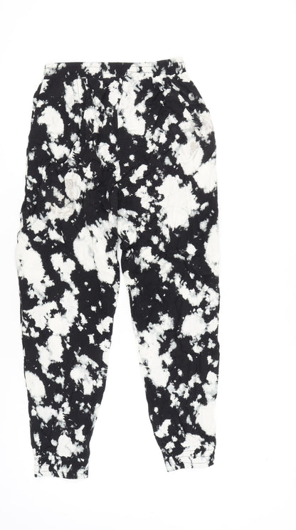 Womens UK Size 8 Dorothy Perkins Regular Fit Jogger Black Trousers