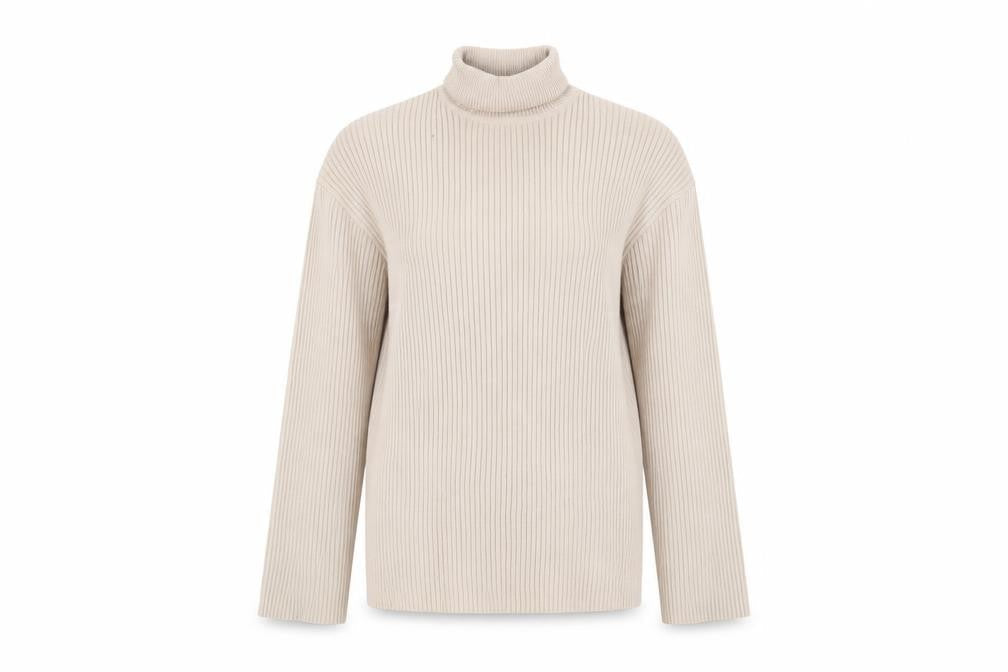 Womens UK Size M Boohoo Beige Pullover Jumper