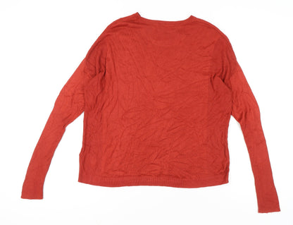 Womens UK Size 14 Marks and Spencer Red Pullover Jumper
