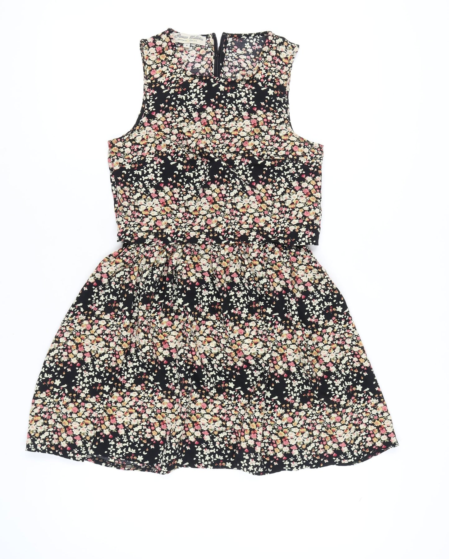 Parisian Collection Women's Multicoloured Floral A-Line Dress Size 8
