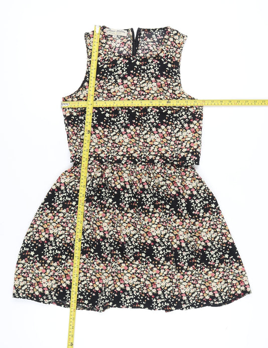 Parisian Collection Women's Multicoloured Floral A-Line Dress Size 8