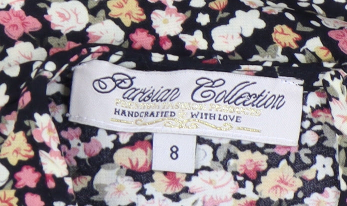 Parisian Collection Women's Multicoloured Floral A-Line Dress Size 8